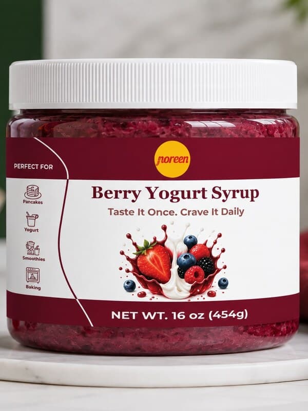 Noreen Foods Berry Yogurt Syrup